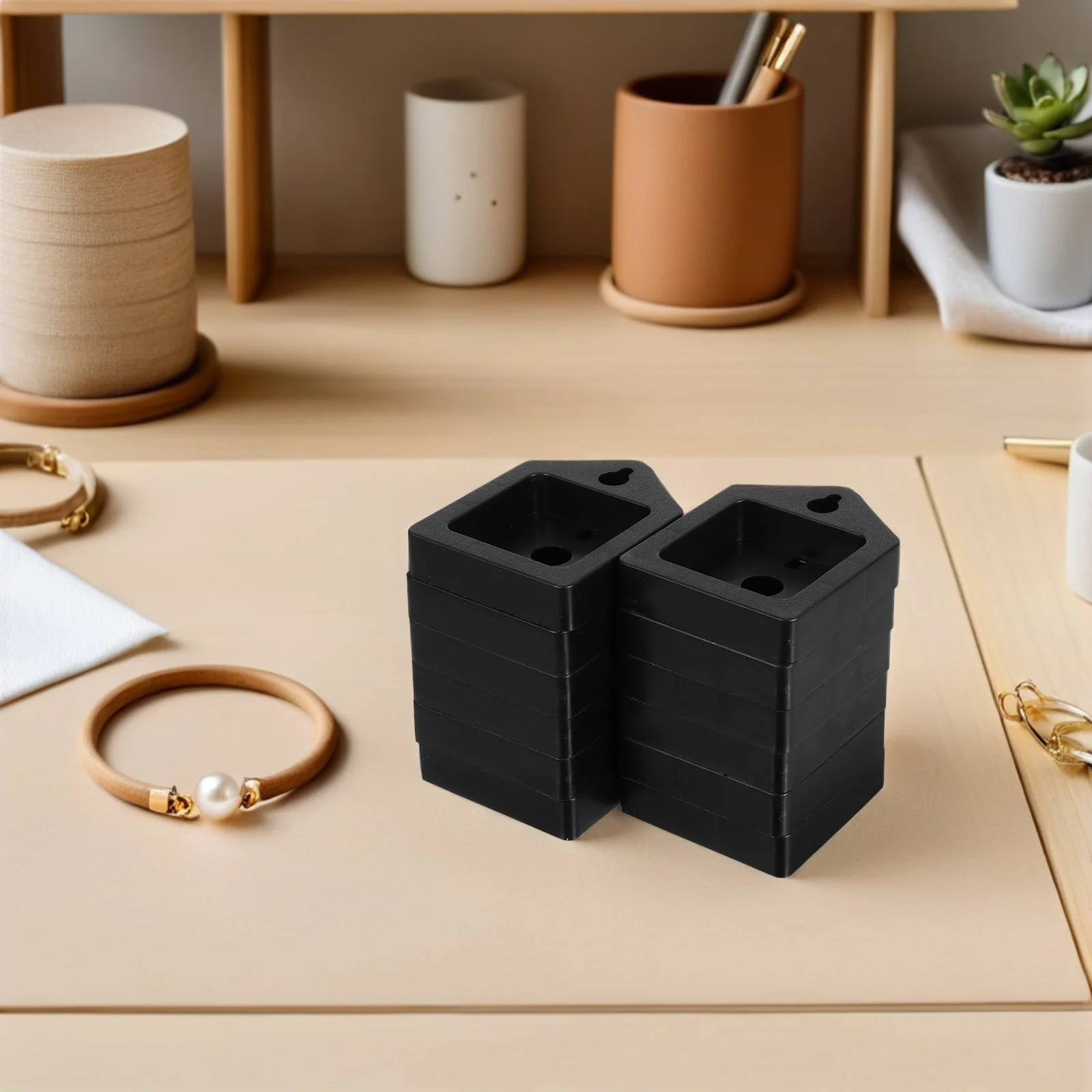 12 قطعة من أغطية الظهر على مدار الساعة البلاستيكية قطع غيار آلية الكوارتز الواقية ملحقات إصلاح ساعة الحائط ذاتية الصنع #4