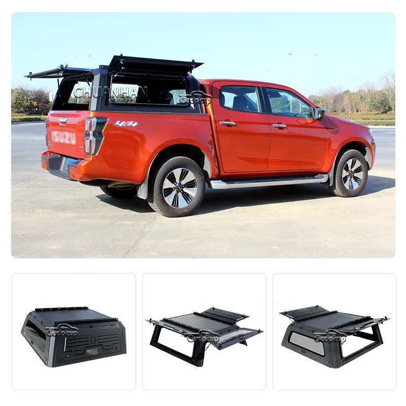 navara np300 accessories Steel 4X4 Pickup Trunk Canopy Topper bed Cover Camper for nissan d22