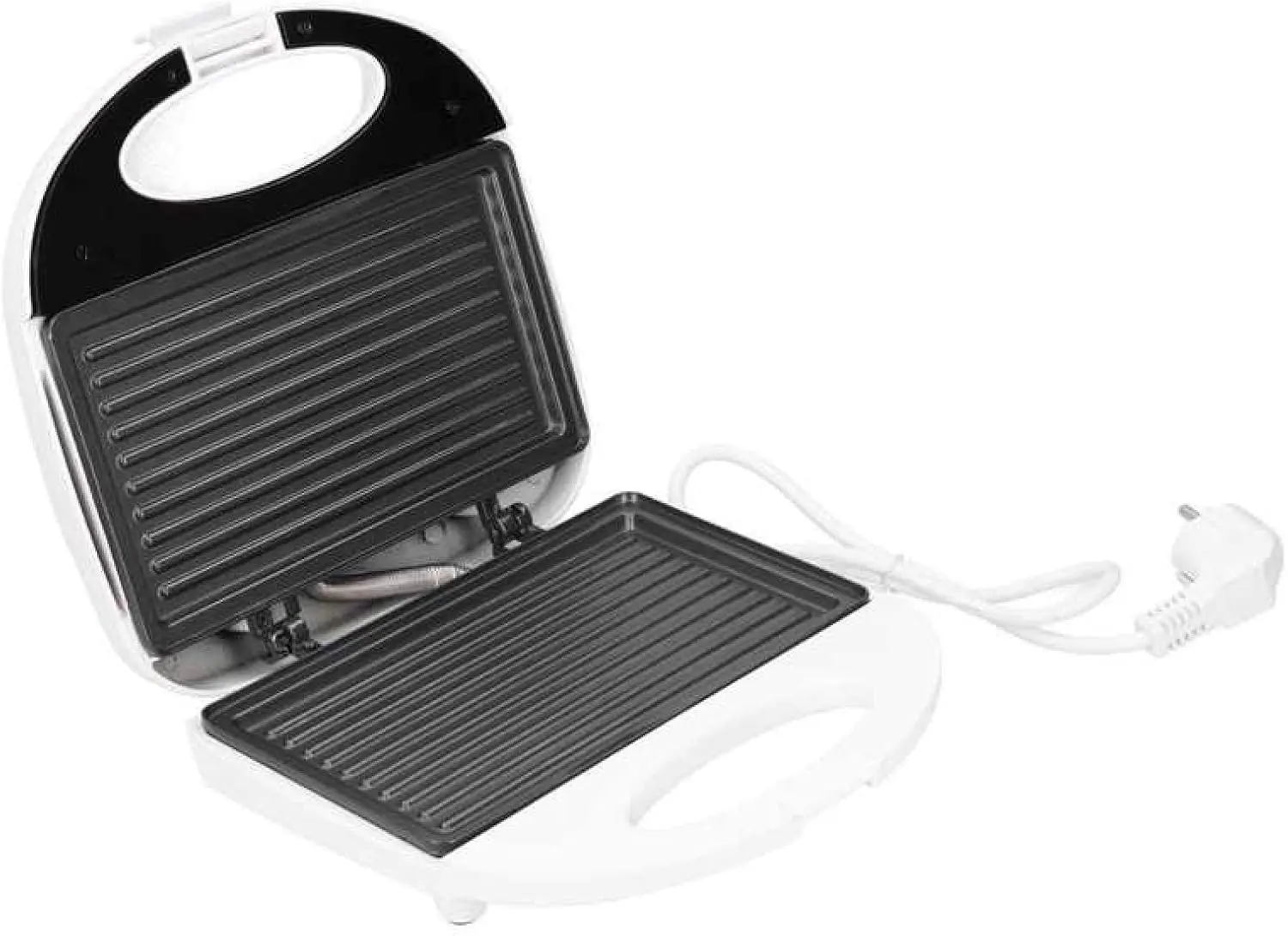 

750W 220V Electric Sandwich Maker ， Double Heating Panini Waffles Maker ， Egg Cake Oven Bread Toaster Steak Grill Breakfast Mach