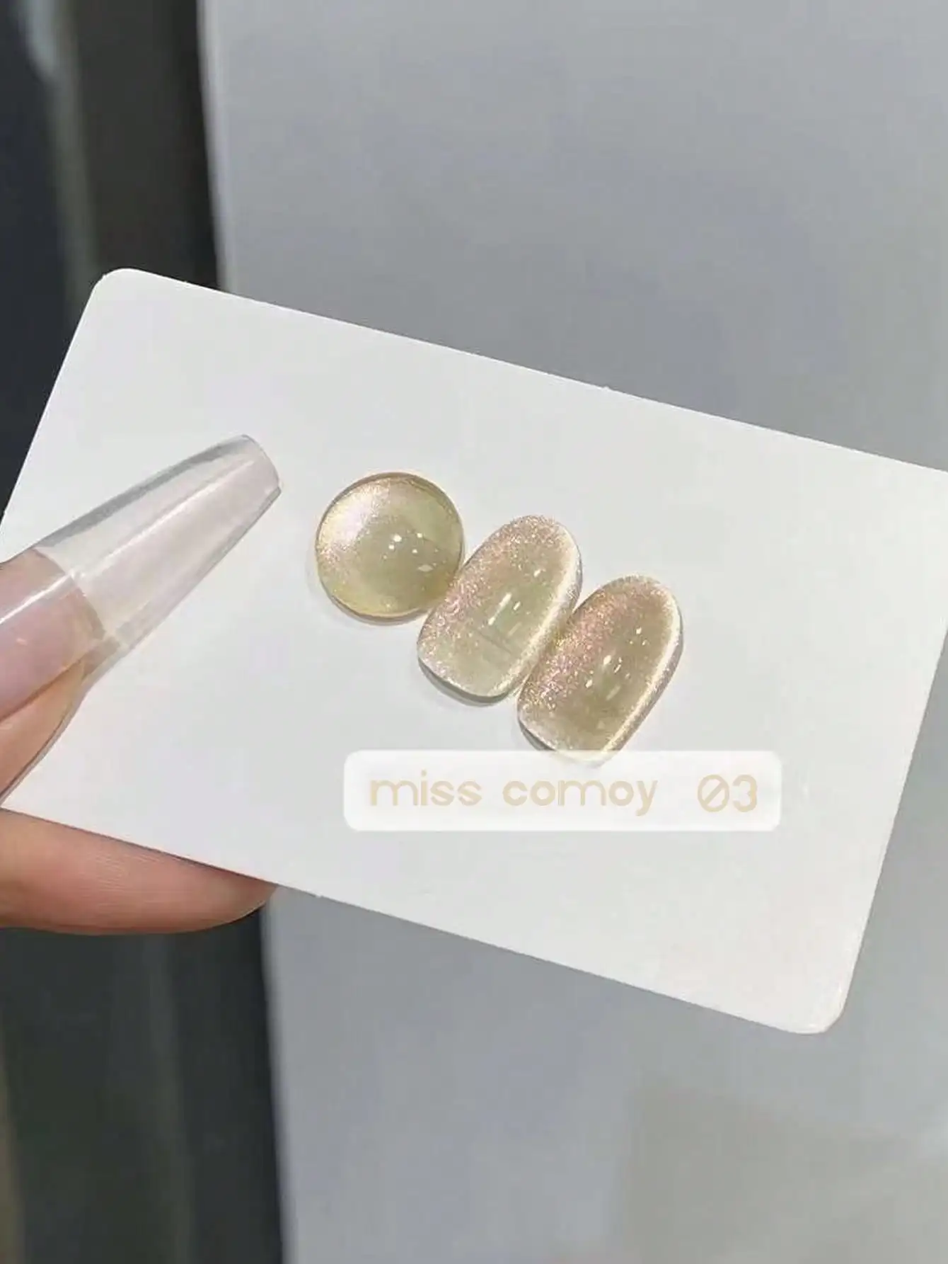 1-6Pcs Miss comoy 15ml Large Size Aurora Cat Eye Gel, Borealis Rainbow Ice Transparent Blast Flash Nail Polish, UV LED Salon