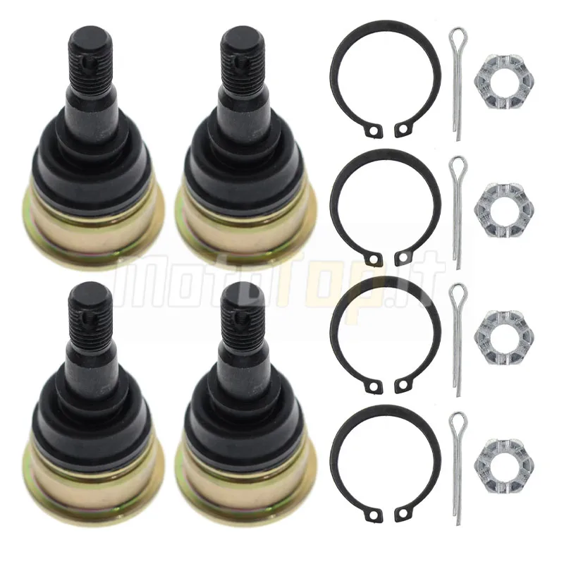 4Pcs Ball Joint For 2015-2024 Yamaha YFZ450 YFZ450X YFZ450R Raptor 660R 700 YFM660R YFM700 SE YFM700R Grizzly 550 700 Kodiak 700