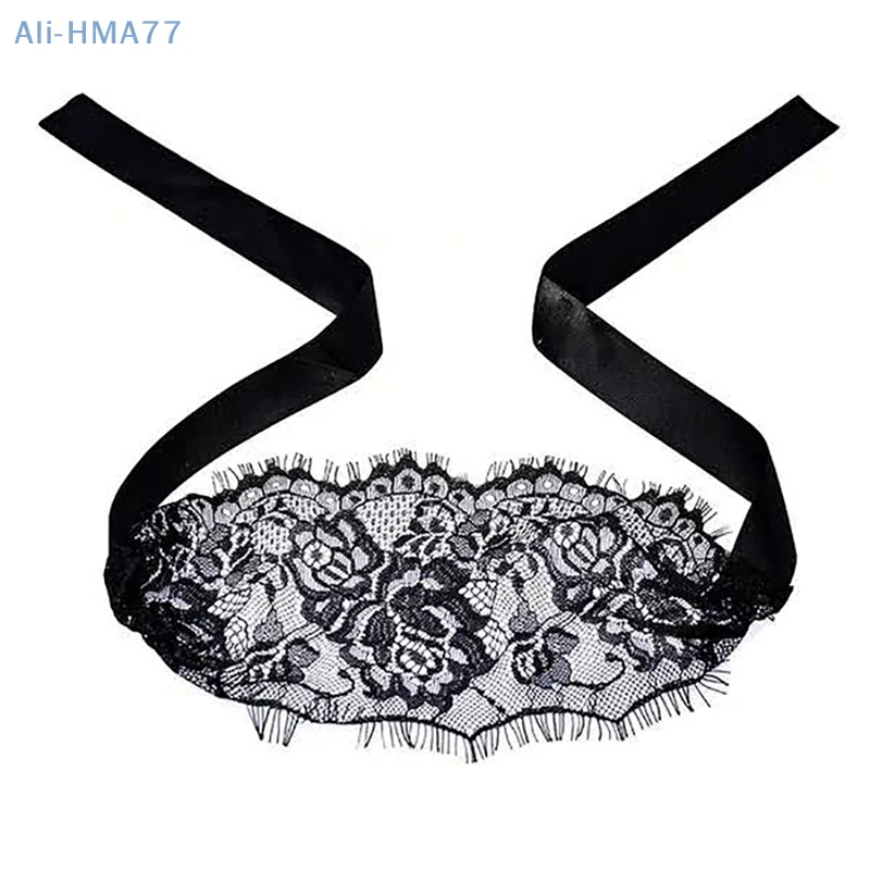 Ladies Sexy Lace Blindfolds Black White Cutout Patch Blindfolds Exotic Clothing