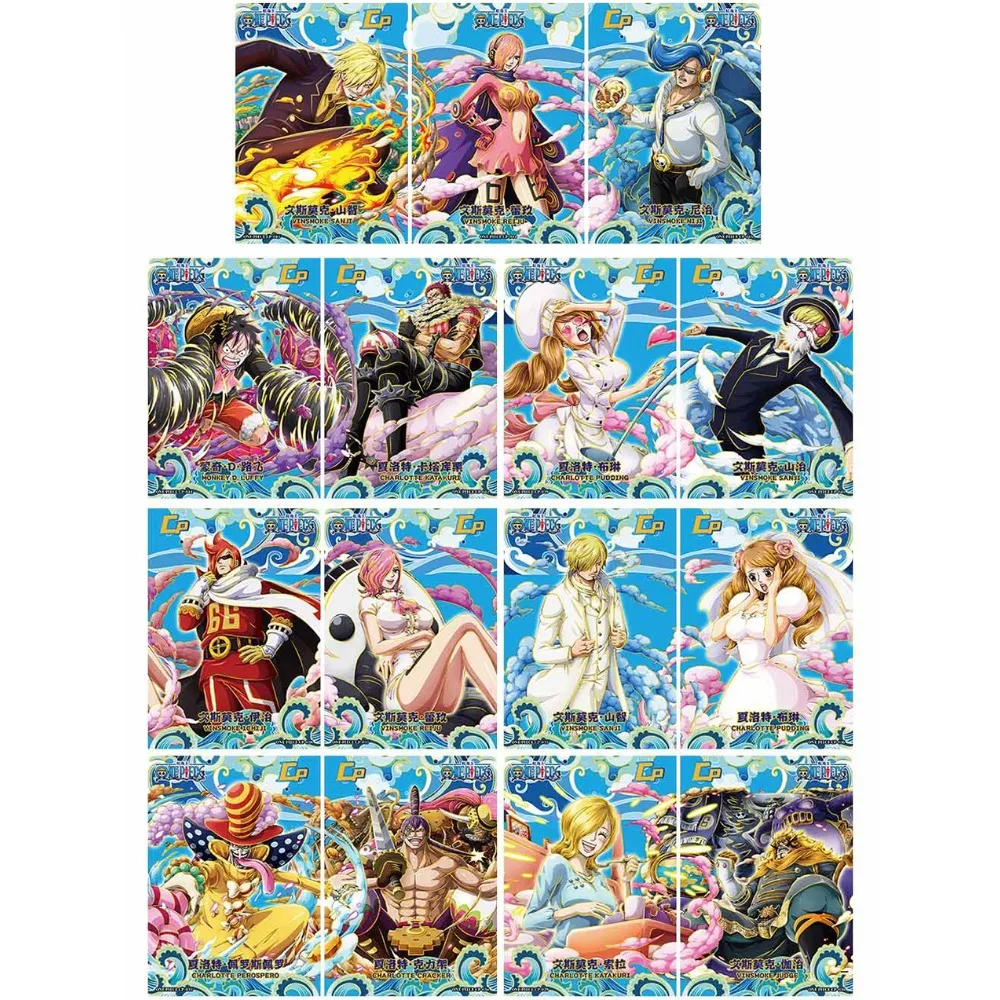 Geninue One Piece Cards Collection for Children Japan Anime Adventure Story Rare High Quality Cards Toy Boys Anniversary Gifts