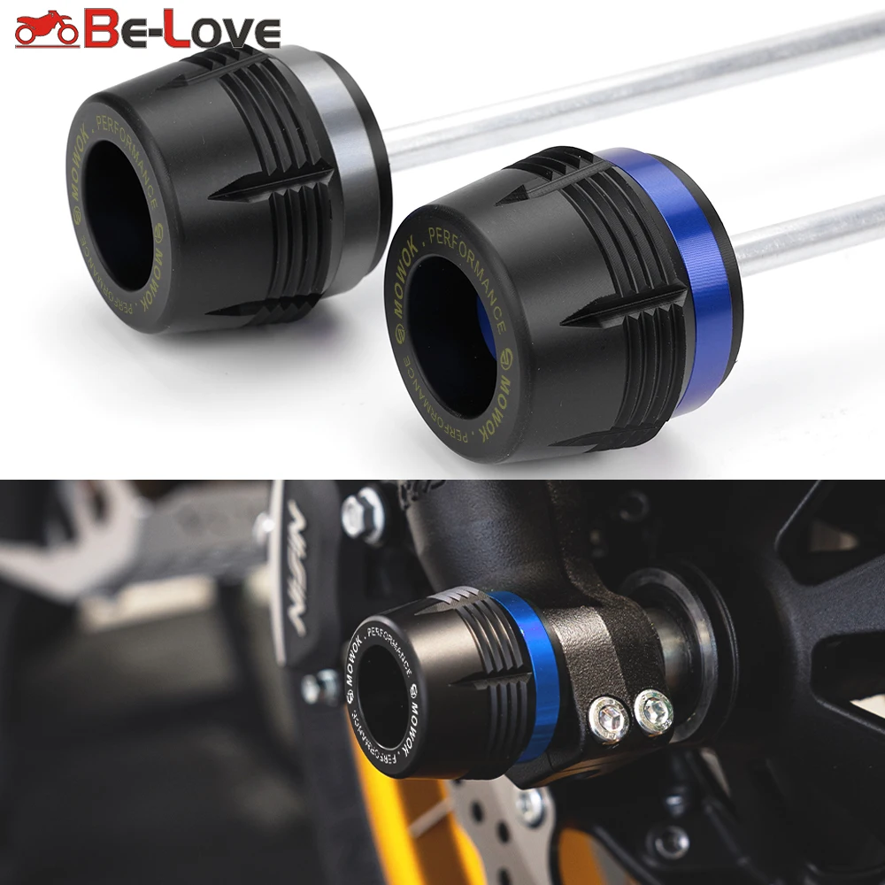 

For CFMOTO 450MT 2024 450SR 450NK 450SS 2023 450 MT SR NK SS MT450 Motorcycle Front Rear Wheel Fork Slider Axle Crash Protector