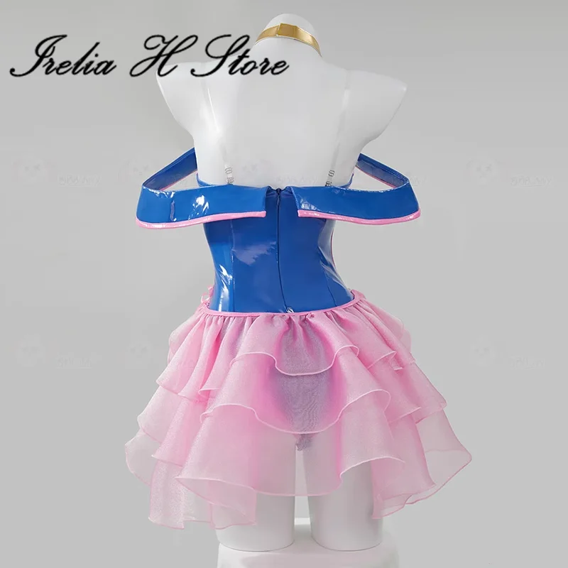 Irelia H Store Mana from Black Magician Girl Mana Cosplay Costume for women sexy pu leather bunny girl suit Anime