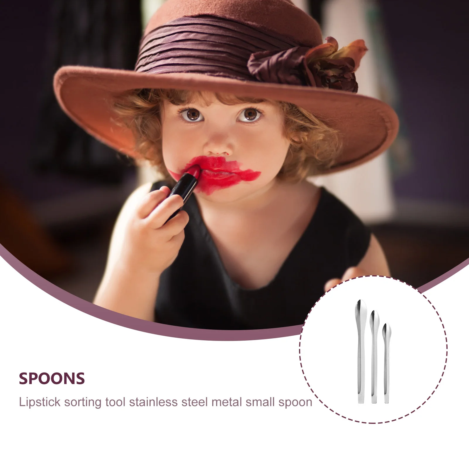 

18Pcs Lipstick Subpackaging Spoons Stainless Steel Scoops for Makeup Sampling Cream Lotion Application DIY Beauty Tool