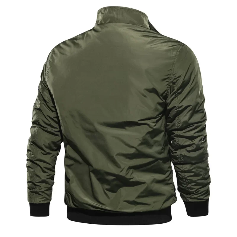 Men Winter Warm Bomber Jacket Men Air Force Pilot Jacket Men Fur Collar Men Army Tactical Fleece Jacket Coat