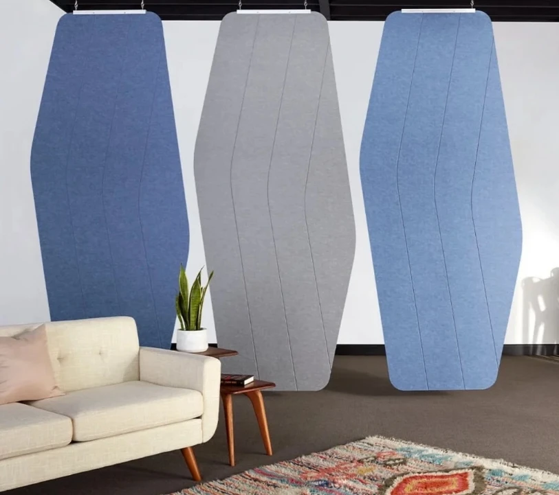New Modern Felt Acoustic Partitions And Standing Dividers For Home Office