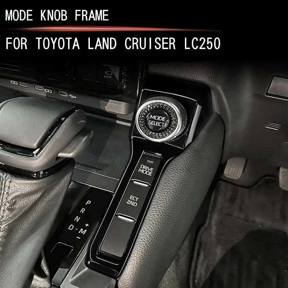 

For Toyota Land Cruiser Prado LC250 2024 2025 Shift Side Knob Switch Cover Auto Knob Trim Panel Strip Car Accessories Stickers