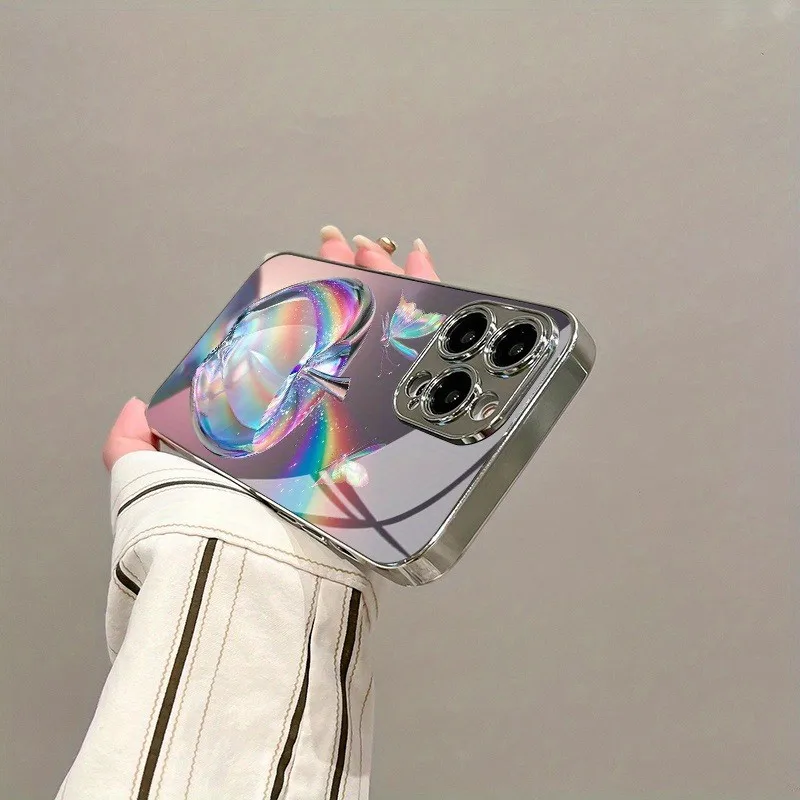 الملونة فراشة نمط الزجاج قضية الهاتف لسامسونج غالاكسي A16 A55 A56 A35 A34 A54 A24 A14 A25 A13 A73 A53 A33 4G 5G