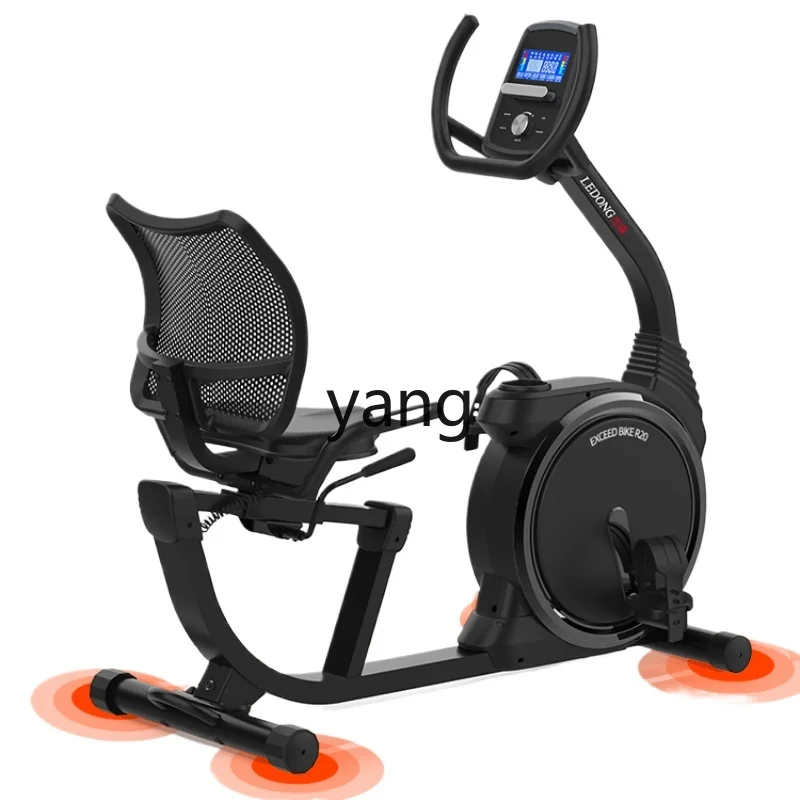 

L'm'm horizontal exercise bike family spinning bike ultra-quiet indoor sports bike