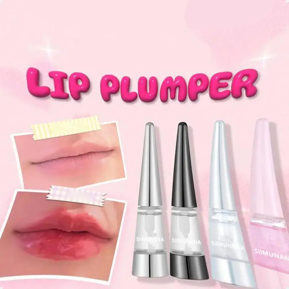 Koreaanse Lip Voller Olie, Hydraterende Volumizing Clear High-Shine Lipgloss, Microneedling Effect, Langdurige Vocht Lipgloss