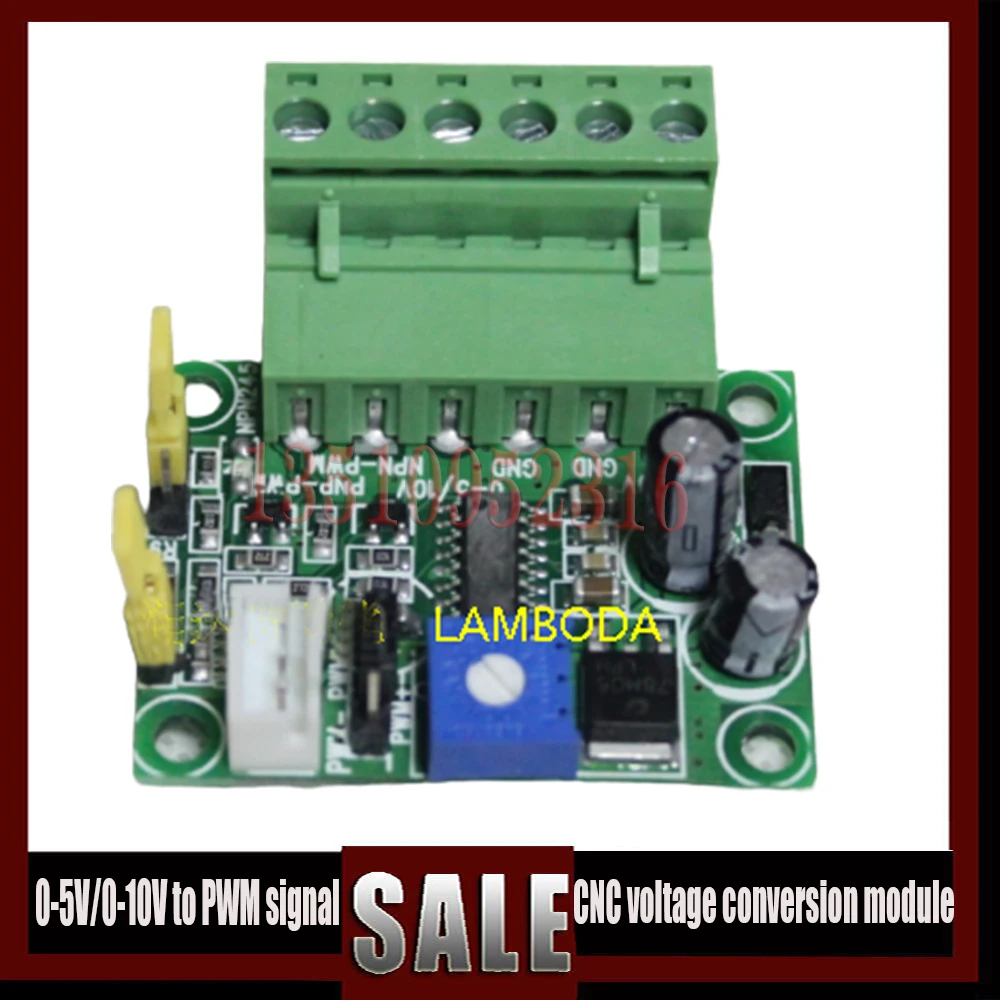 The Latest Cnc Voltage To Pwm Signal Module 0-5v/0-10v To Pwm Signal Plc Ad Interface Converts 5v/24vnpn Pnp Output