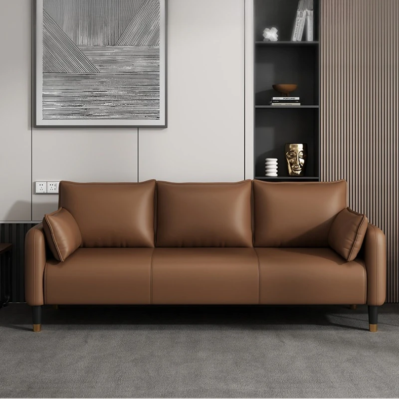 Simple straight row office sofa modern apartment living room bedroom sofa clothing store fauteuils de salon office furniture