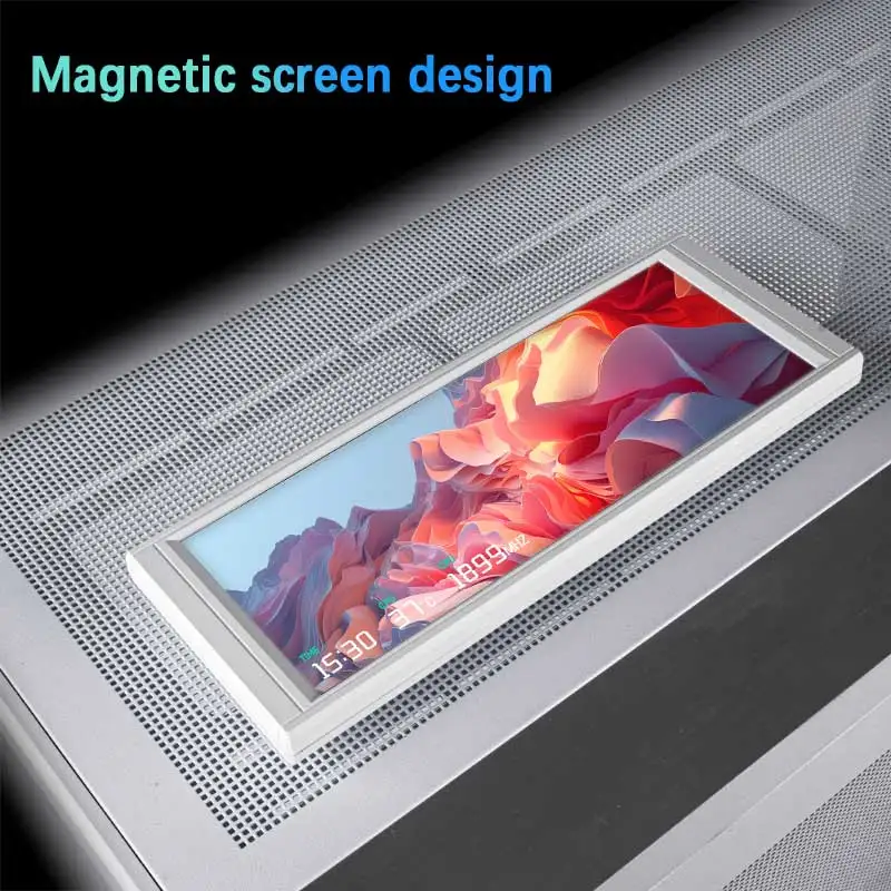 Thermalright TROFEO VISION LCD 6,86-Zoll-Vollfarbdisplay USB-Smartcase Sekundärbildschirm 1280 * 480 Auflösung magnetisches Design