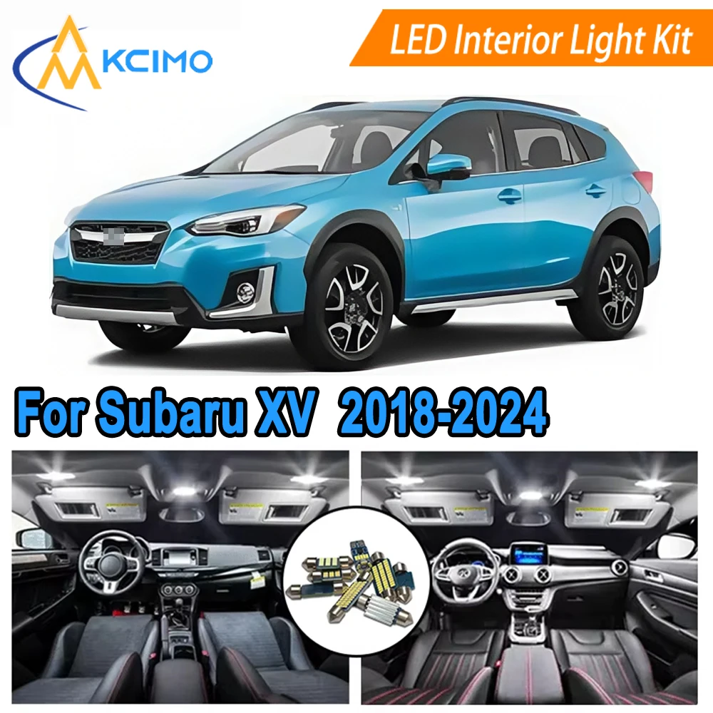 

LED Interior Lights Kit For Subaru XV Crosstrek (2018-2024) RGB Car Ambient Lighting Kit 12V Footwell Lamp Dashboard Lights