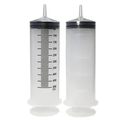 500 Ml Large Capacity Syringe Plastic Syringe Reusable Pump Measuring Dog Feeders 1m Tube Feeding Ink большой шприц Seringue