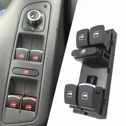 5ND959857 Power Window Master Switch Control Button For VW Jetta Tiguan Golf GTI MK5 MK6 Passat B6 CC Seat Leon MK2 5ND 959 857