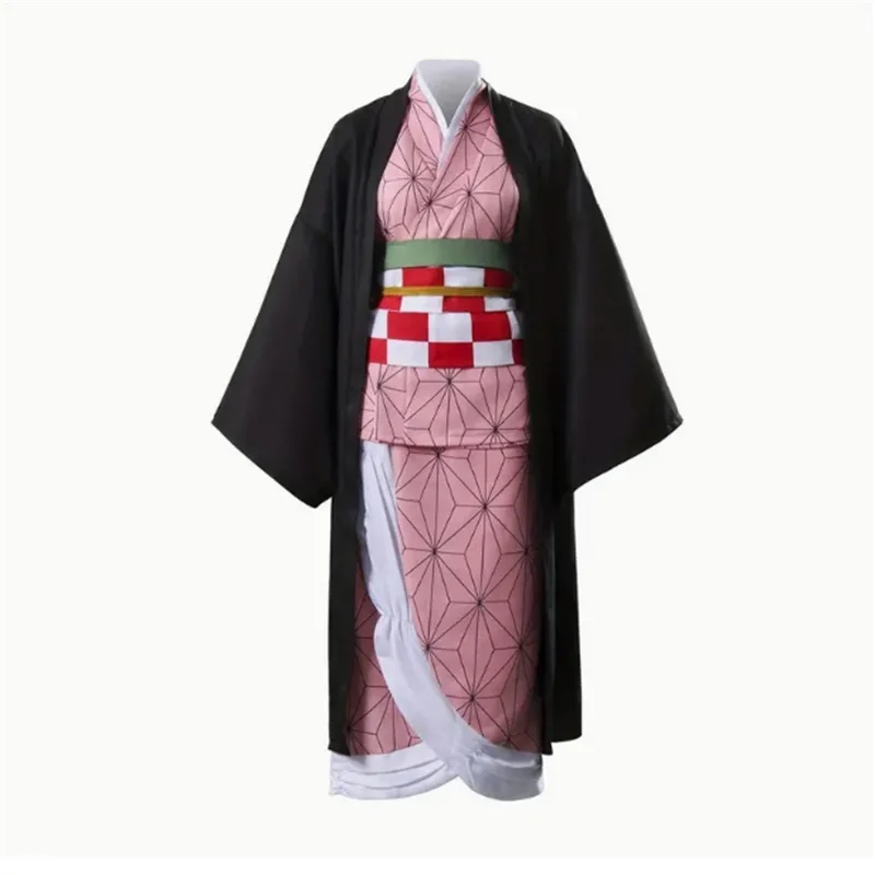 Demon Slayer Kamado Nezuko Cosplay Costume Japanese Anime Carnival Party Adult Uniform Girl Halloween Costume for Kids Children