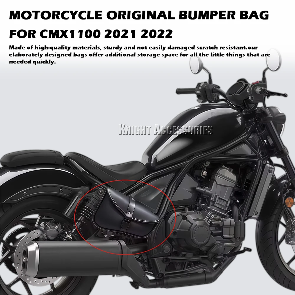 For CMX1100 CMX 1100 2021 2022 Motorcycle Accessories Original Bumper Repair Tool Placement Bag Frame Crash Bars Waterproof Bag