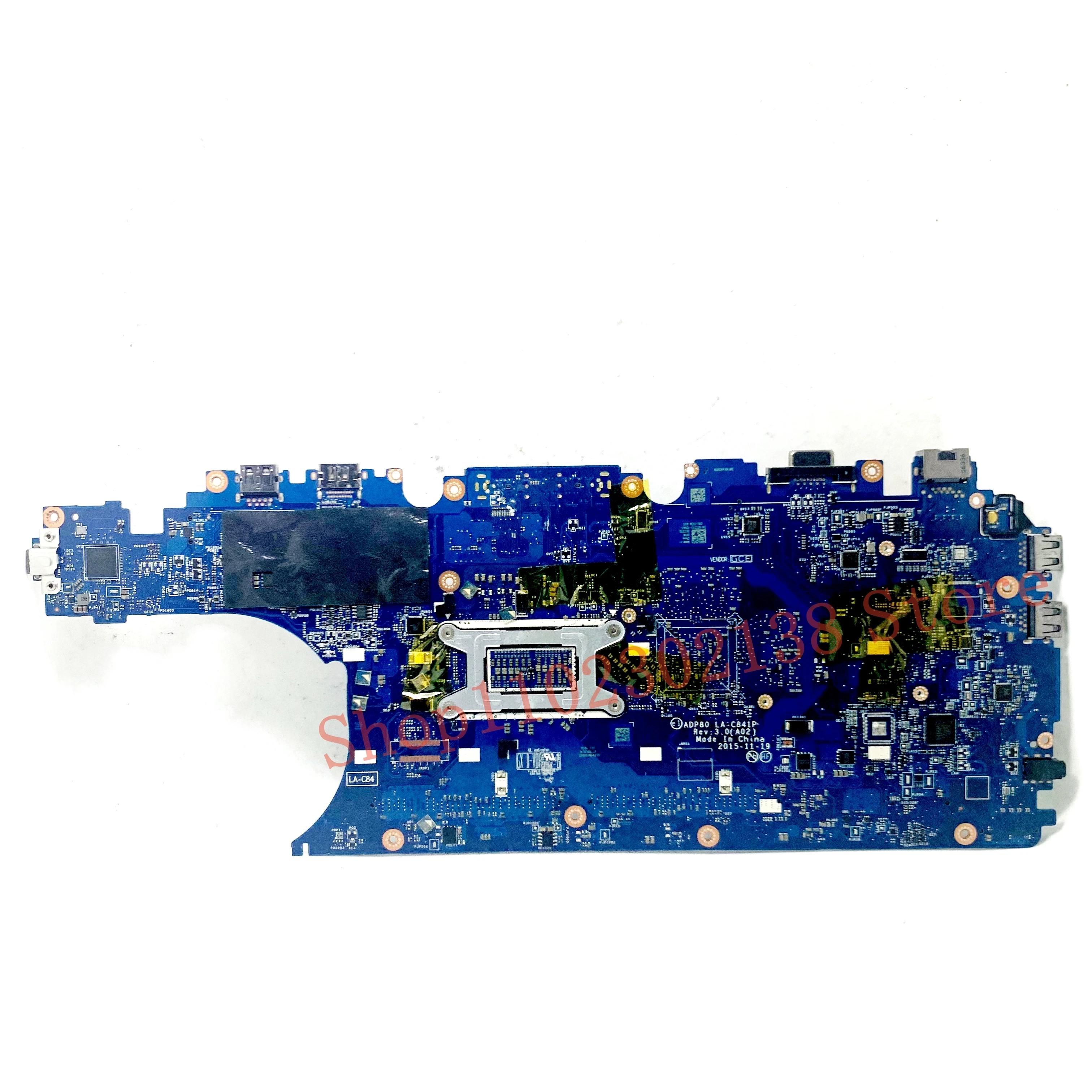 CN-0CC27G 0CC27G CC27G With SR2FU i7-6820HQ CPU Mainboard For Dell 15 3510 Laptop Motherboard 216-0866020 LA-C841P 100%Tested OK