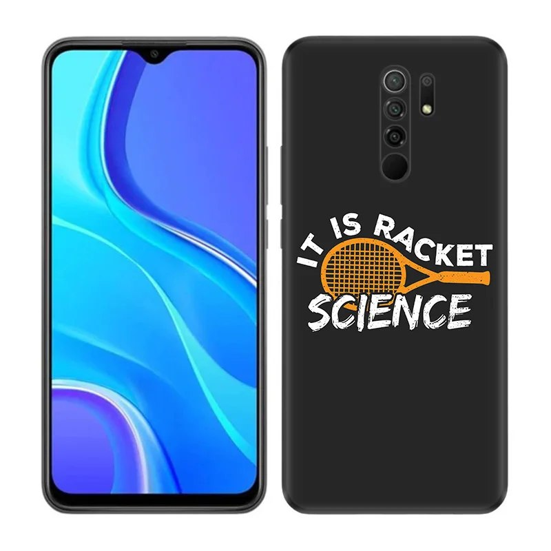 Phone Case for Redmi Note 9T 9s 10s 10 10a 10c 9c 9a 9i 8 8t 7 Pro Girl Tennis Rugby Xiaomi 10t Soft Black Silicone Cover