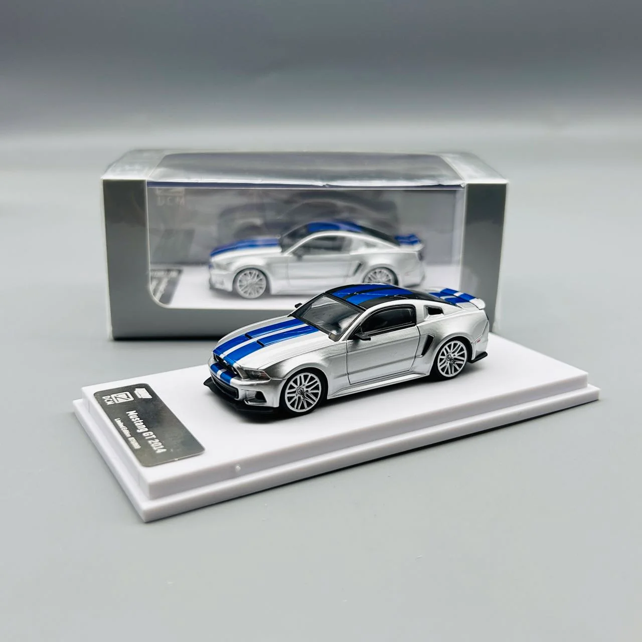 Pre-sale * GDO Hunter x DCM 1:64 NFS Mustang 2014 alloy car model