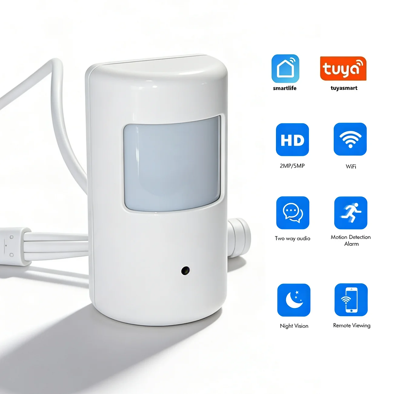 Tuya Mini WiFi Camera 2-Way Audio Indoor Covert 1080P Smart Life Wireless CCTV Security Invisible Surveillance 940 Night Vision