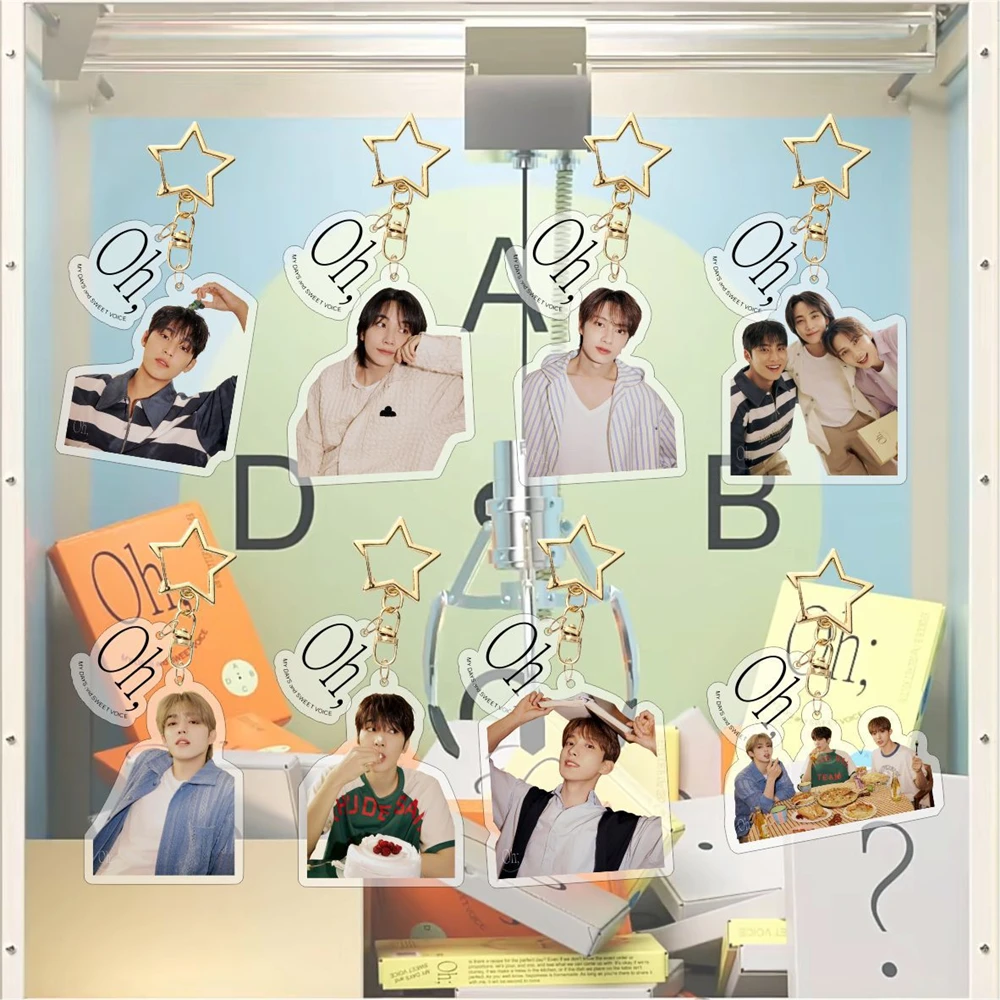 KPOP ST 2025 الكرتون سلسلة مفاتيح مصنوعة من الأكريليك JEONGHAN JOSHUA يونيو هوشي عطلة صور كيرينغ حقيبة قلادة WONWOO WOOZI MINGYU المشجعين هدية