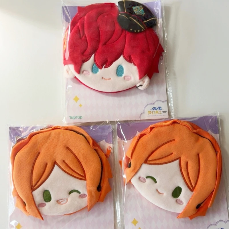 Genuine Happy Enjoyments Ensemble Stars 2 TapTap Valkyrie Plush Coin Purse Cute Mini Cartoon Head Pouch For Anime Fans Daily Use
