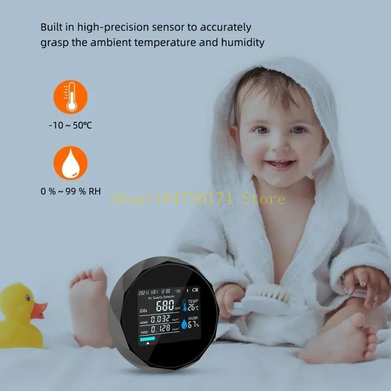 Multifunctional Indoor CO2 Meter Carbon Dioxide Detector Air Quality Top Sale