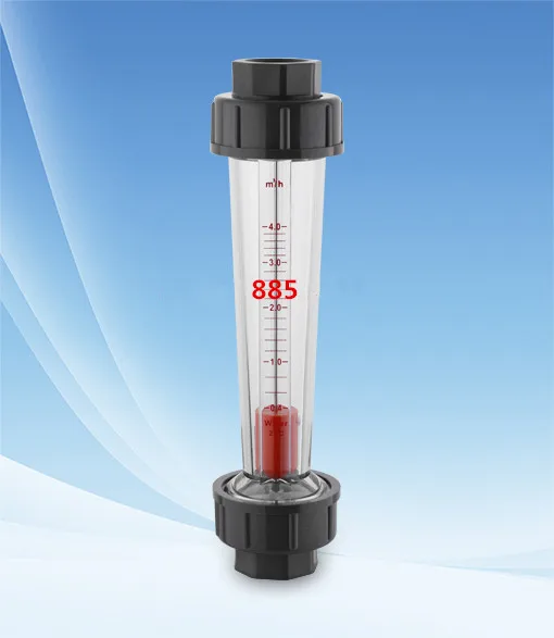 LZT-32S LZS-32 plastic precision rotary flowmeter water treatment equipment flowmeter pipeline flowmeter