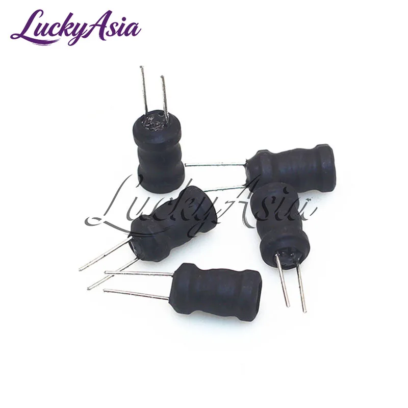 5PCS 10 * 15.5mm power inductor 1H 1000mH inline inductor 1000000uH DIP-2