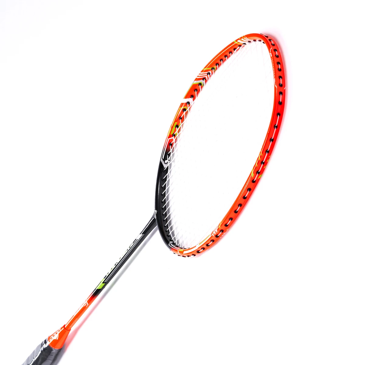 Junior graphite fiber badminton racket, lightweight composite frame, 23Lbs moderate tension, high performance for youth amateur