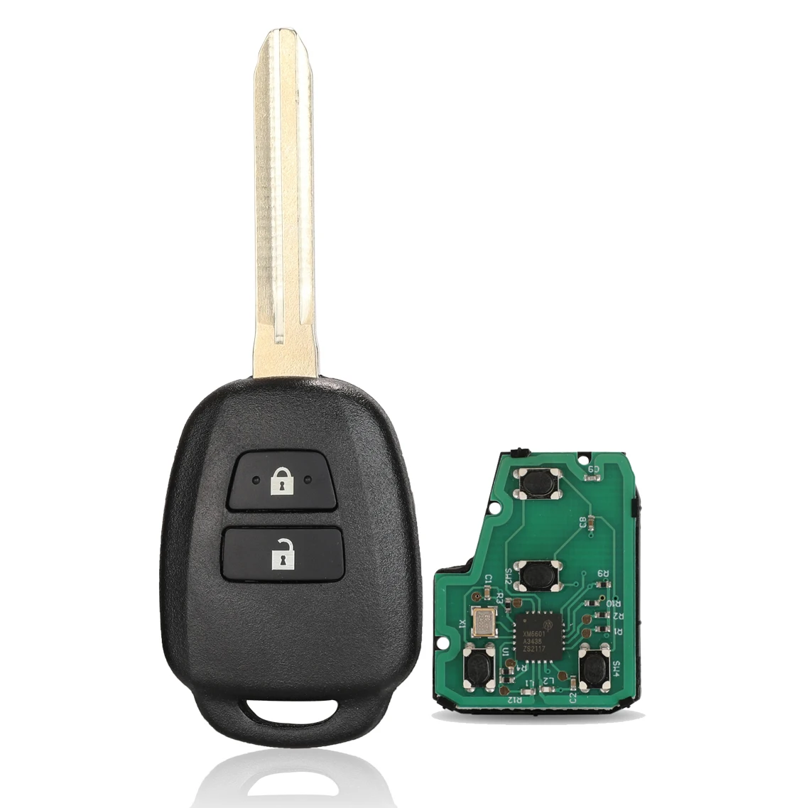 2-Pack Key Fob Remote Replacement For 2013-2019 Toyota RAV4 & Highlander – GQ4-52T H Chip
