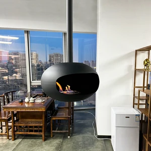 Heizheizungsdekoration des königlichen Feuerkamins hängen hängende innere Heizungen an der Decke von Bioalkohol aufgehängt 8 Hauptverkäufe in Indoor -Feuerwerk - №2