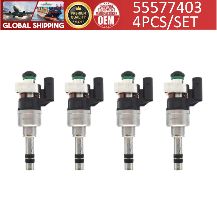 4pcs 55577403 Fuel Injectors For Chevrolet Equinox GMC Terrain Buick Encore Cruze Malibu 1.4L 1.5L 1.6L L4 2016-2019