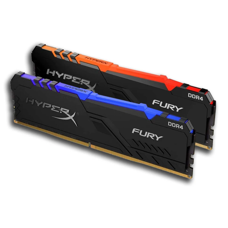 HyperX FURY RGB DDR4 Memory 2666MHz 3200MHz 3600MHz DDR4 DIMM XMP 8GB 16GB 32GB Memoria Ram 288 pin 1.2V for Desktop