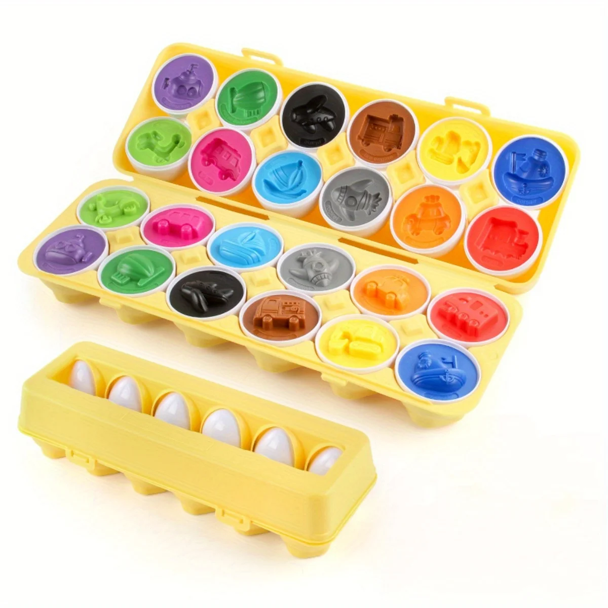 子供の科学と教育のアセンブリ,マッチングエッグカー,カラーcog認識,教育玩具