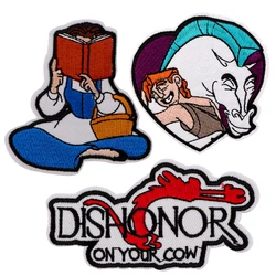 Cartoon Animation Embroidered Patches For Clothing Thermoadhesive Patches On Backpacks DIY Jackets Iron On Patches