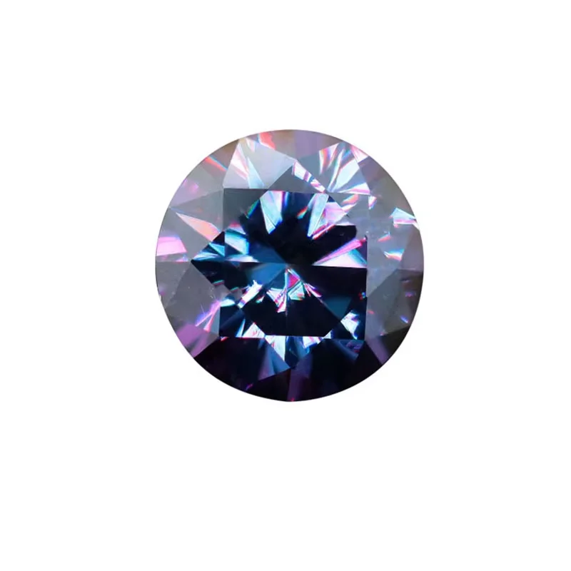 

Высококачественный фиолетовый, красный муассанит круглой огранки 6,5 мм с сертификатом GRA, свободный муассанит для изготовления ювелирных изделий