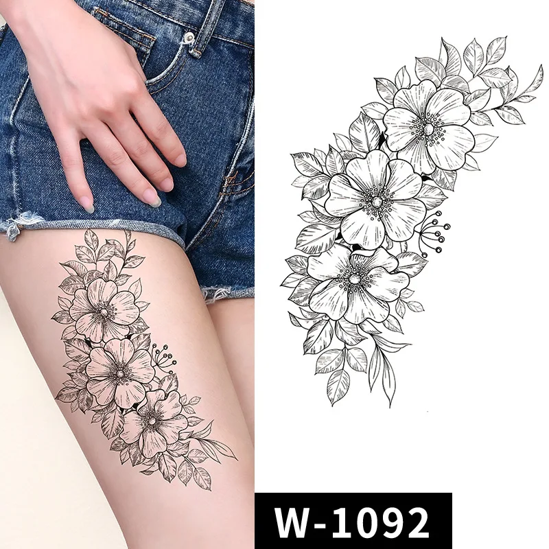 Men Women Temporary Tattoo Stickers Sweet Cool Sexy Babes Waterproof Durable Tatoo Wholesale Tatto Festival Cute Fake Tattoos