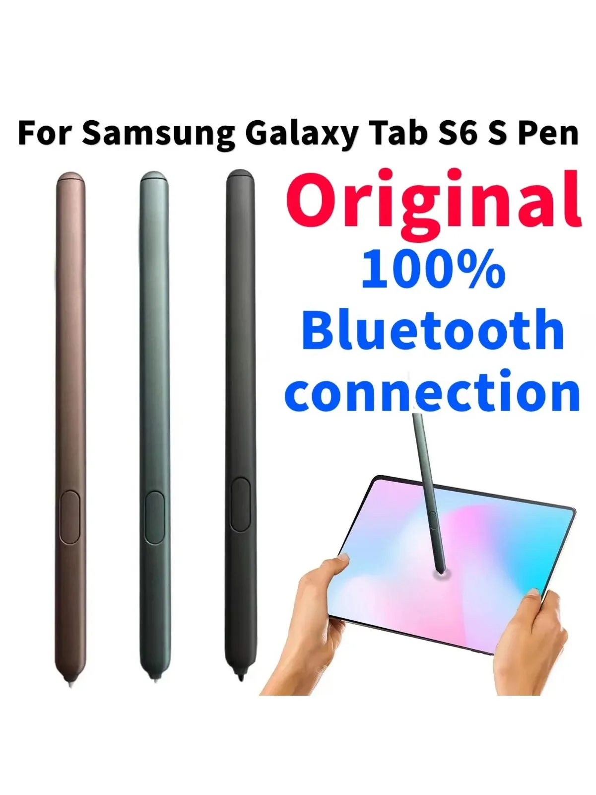 Oryginalny rysik S Pen do Samsung Galaxy Tab S6 10.5 SM-T860 SM-865, zamiennik rysika dotykowego z funkcją Bluetooth. — zdjęcie produktu 7