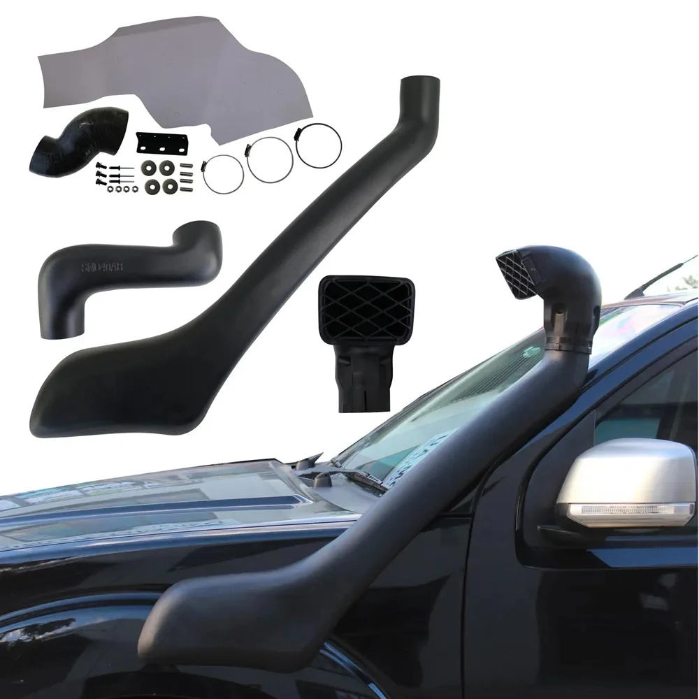 DUKE4WD Air Intake Snorkel Kits for Nissan Navara D40 2008 Onward Year Models 4X4 Car Accessories Matte Black