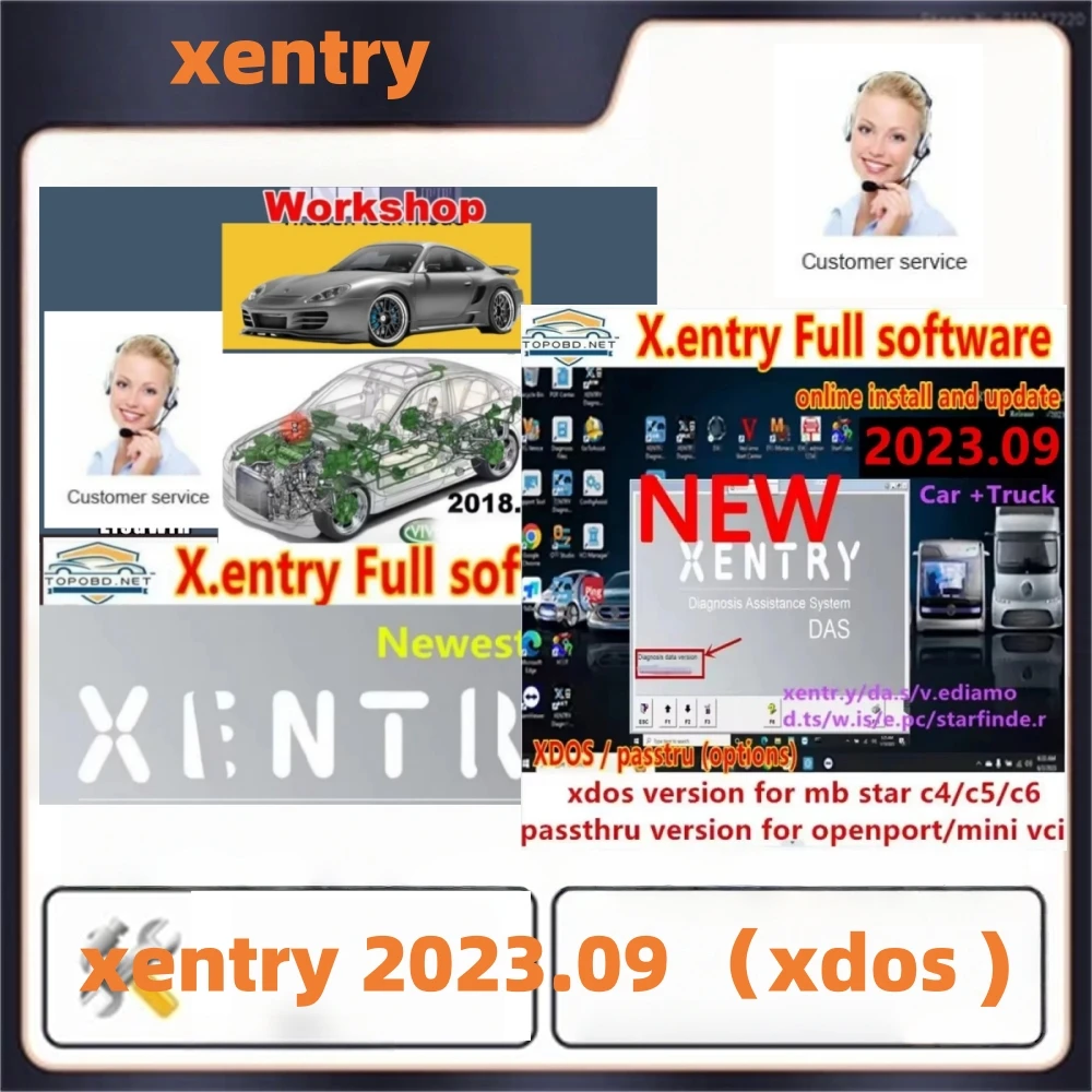 

Сертификат Xentry XDOS/Passthru 2023, DAS DTS Monaco Let's See EPC WIS ASRA Starfinder для MB STAR sd C4/C5/C6 Openport 2,0
