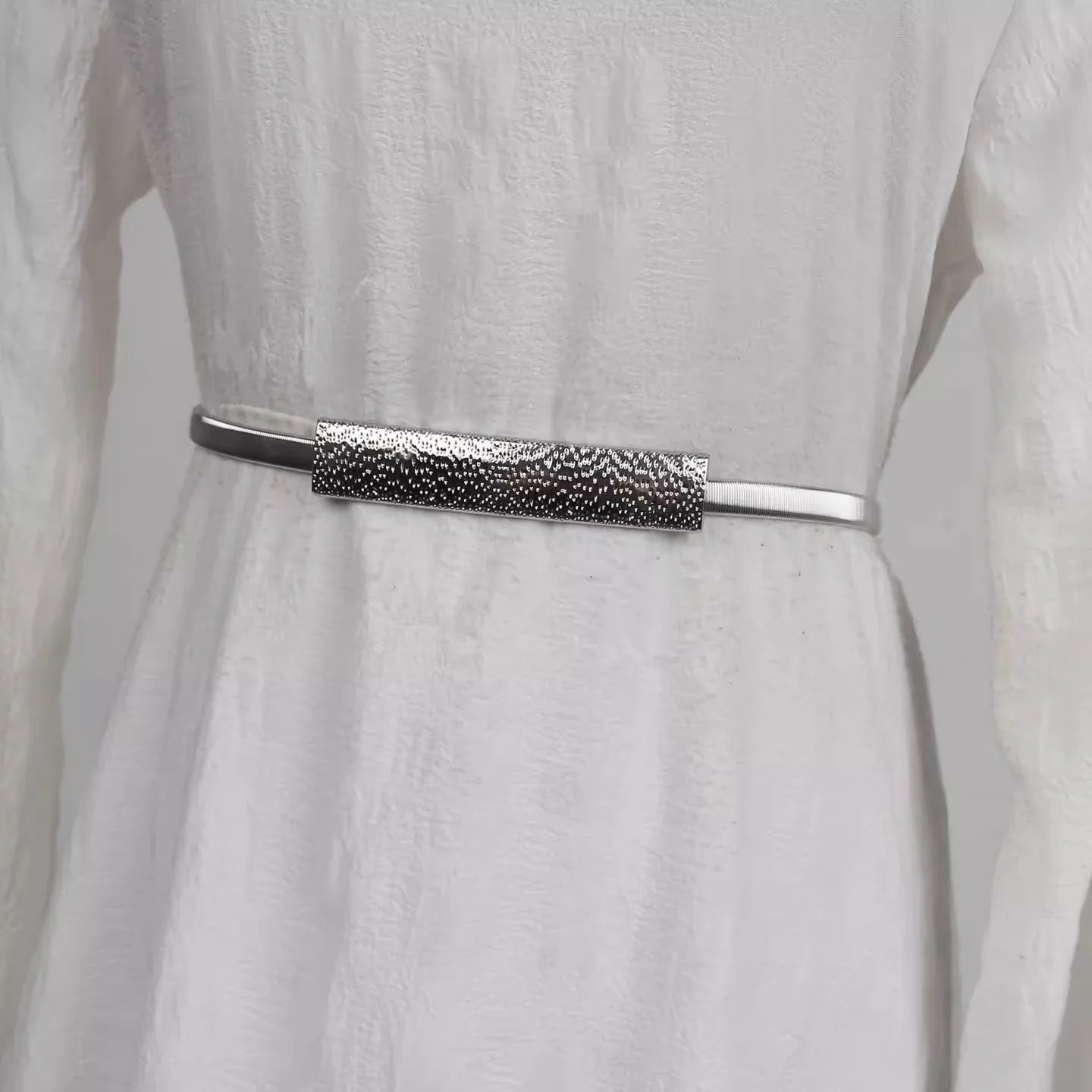 Frauen Mode Vintage Elastische Metall Korsett Weibliche Kummerbund Mantel Bund Kleid Decration Schmalen Gürtel J1544