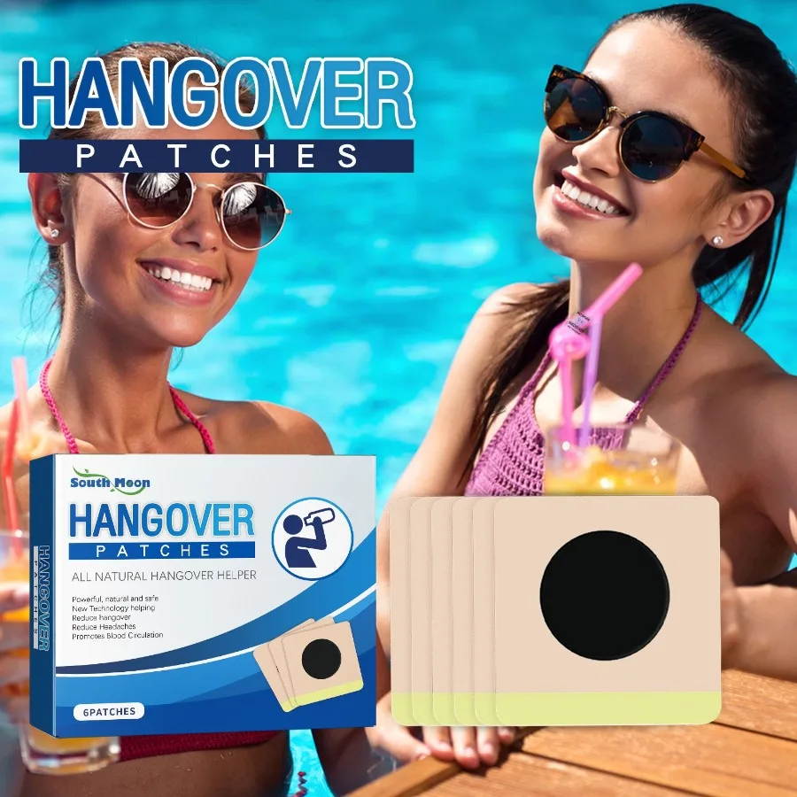

South Moon Hangover Patches Relieve Discomfort After Drinking Hangover Cure Body Care Hangover Stickers