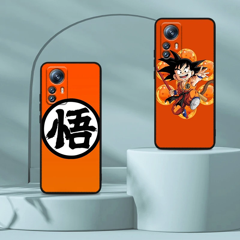 Anime D-Dragon Balls Black Soft Cover Phone Case For Xiaomi Mi 13 12T 12 11T 11i 11 A3 10T 10 CC9E Pro Lite Ultra 5G