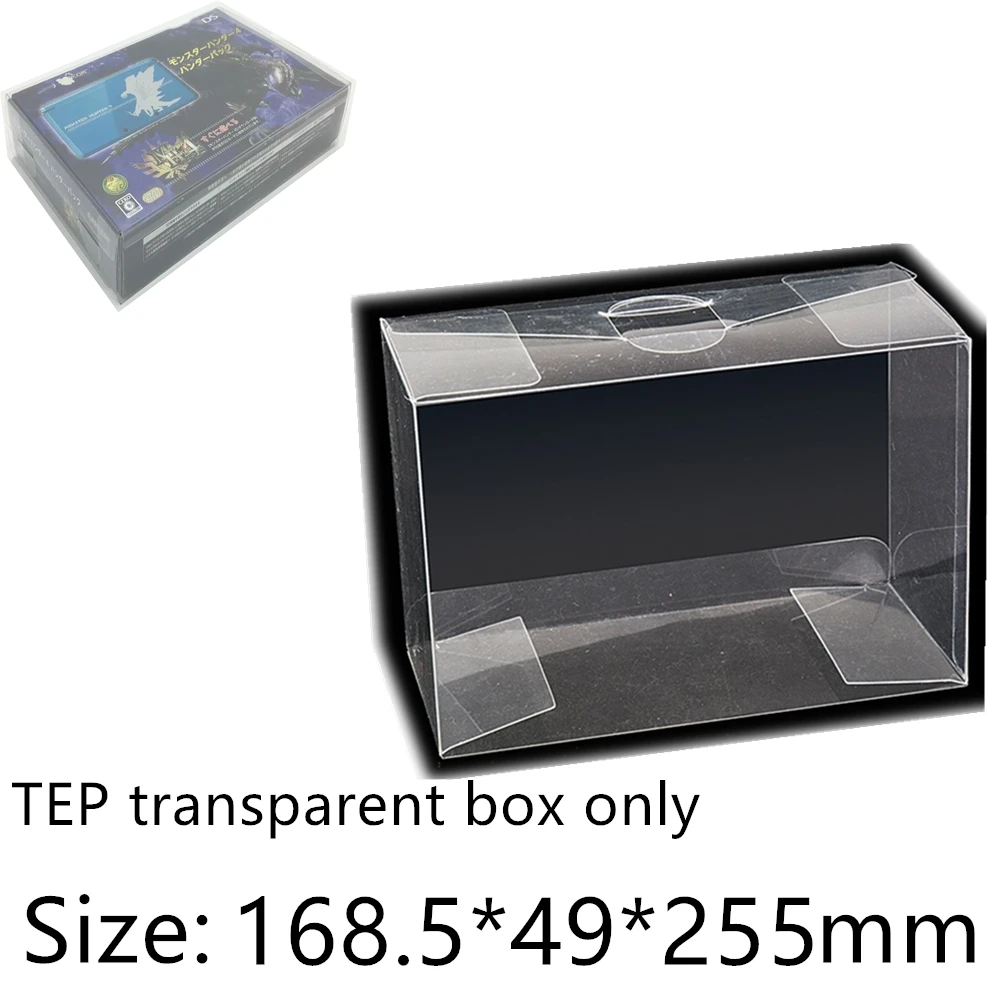 Collection Display Box For Monster Hunter 4/3DS/Nintendo 3DS Game Storage Transparent Boxes TEP Shell Clear Collect Case