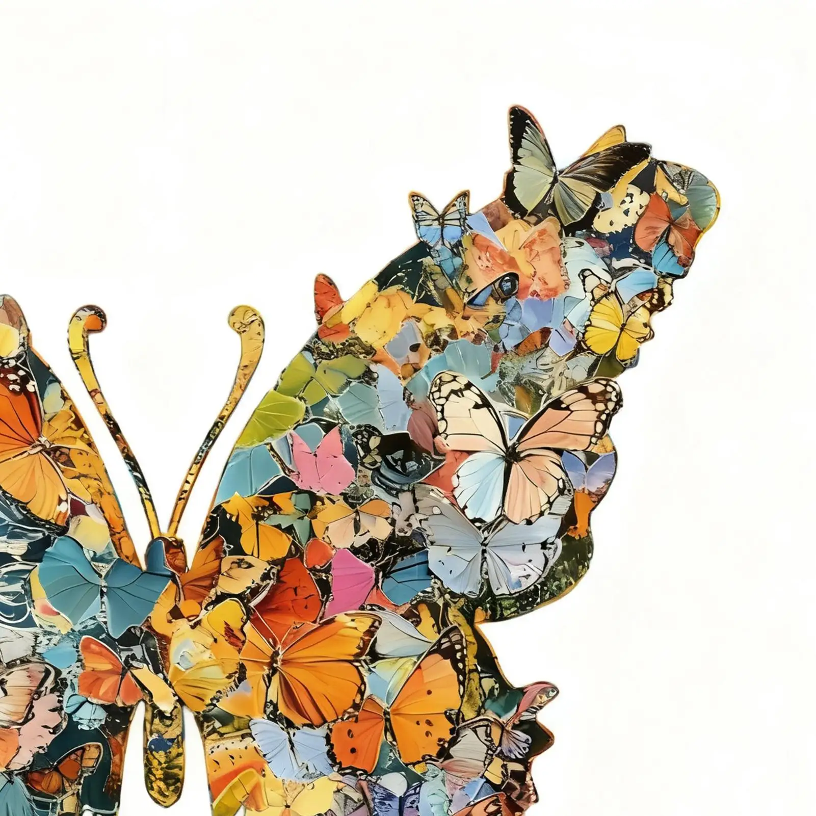 

Wooden Jigsaw Puzzle 162 Or 118 Pieces Butterfly Shaped Puzzle Toy Interactive Wooden Jigsaw For Hobby Party Gathering Learning